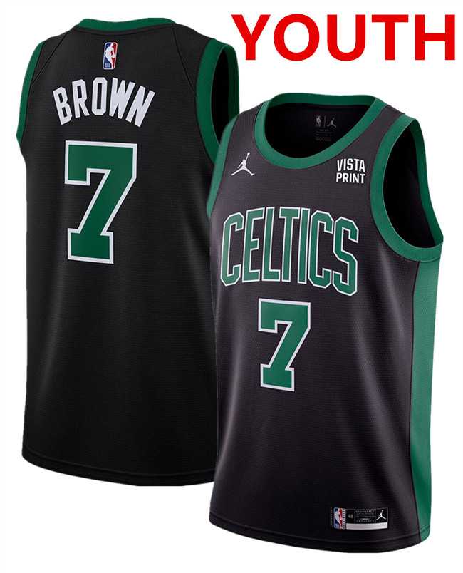 Youth Boston Celtics #7 Jaylen Brown Black Statement Edition Stitched Basketball Jersey,We sell and wholesale Youth Boston Celtics #7 Jaylen Brown Black Statement Edition Stitched Basketball Jersey on line form chian!